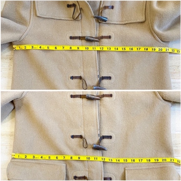 Burberry Brit classic toggle wool duffle coat EUC - Picture 15 of 16